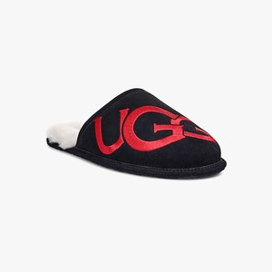 Ugg Scuff Logo Tofflor Herr Svarta (014239IWB)